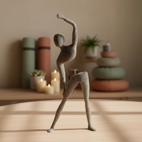 Yoga yapan insan dekor
