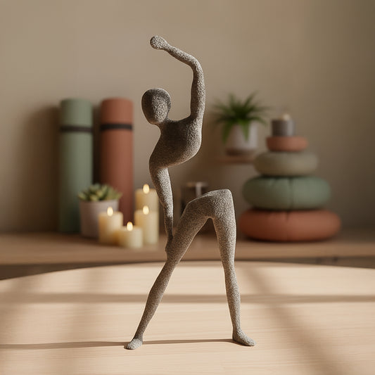 Yoga yapan insan dekor